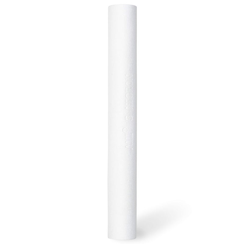 APPLIED MEMBRANES INC. 5 Micron Sediment Filter Replacement 2.5x20 | 20-inch Standard Size Fits All Standard Filter Housing | Removes Rust, Dirt, Sand, Silt, and Suspended Solids | H-F2005CF - Image 1